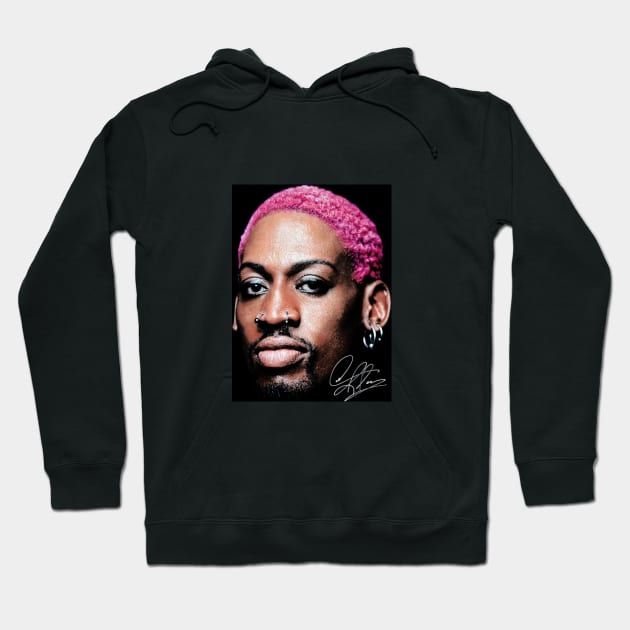 DENNIS RODMAN / THE PINK WORM Hoodie by Jey13